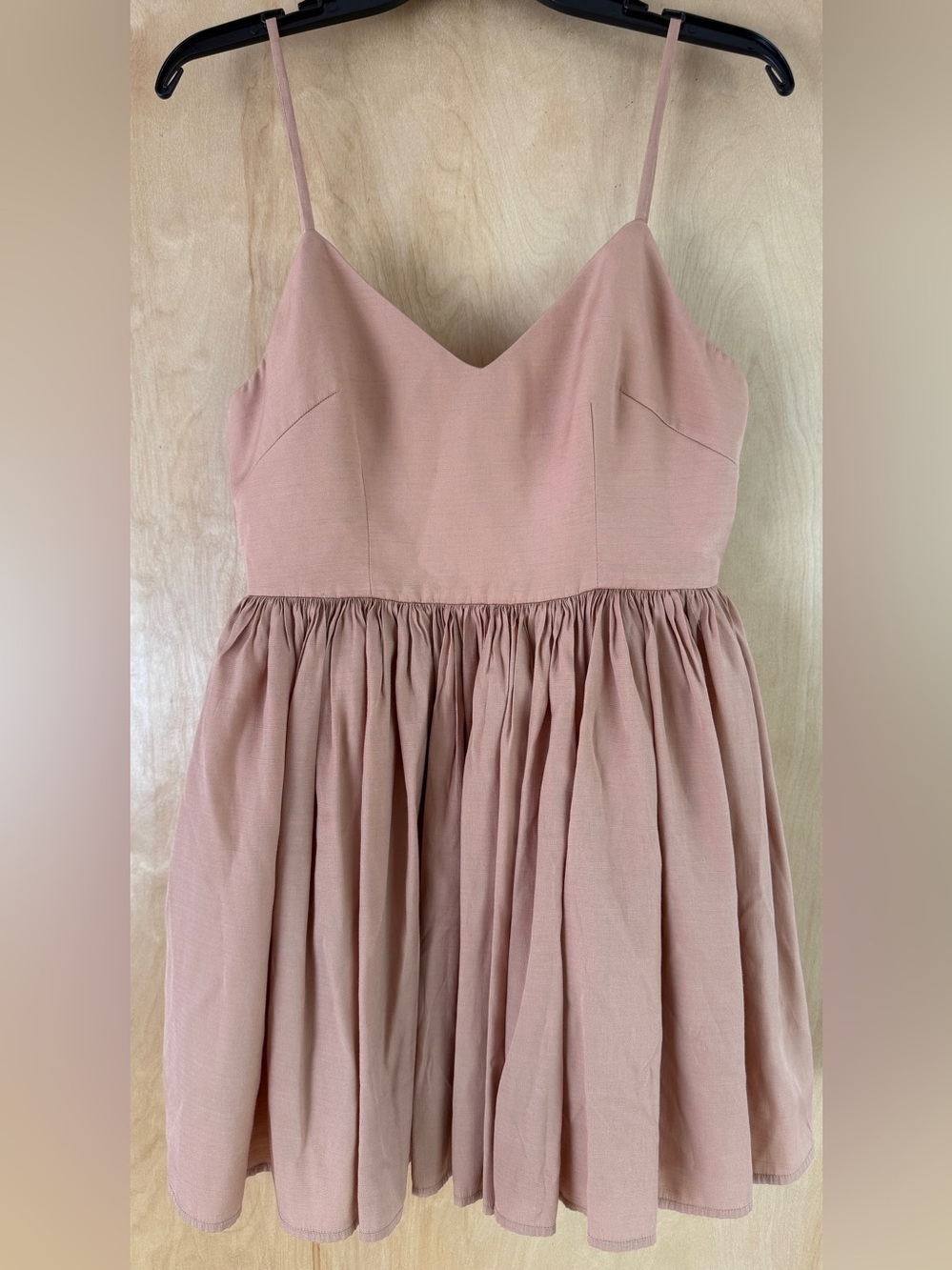 Sleeveless Fit and Flare Mini Dress in Dusty Rose - Picture 5 of 13